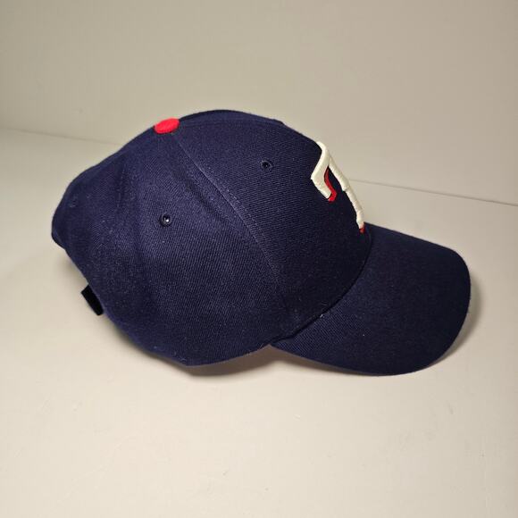 Signed Texas Rangers MLB Cap Baseball Hat Twins Enterprise Vintage Strapback - Picture 5 of 10